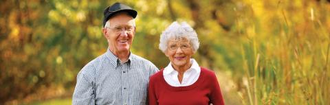 walking couple